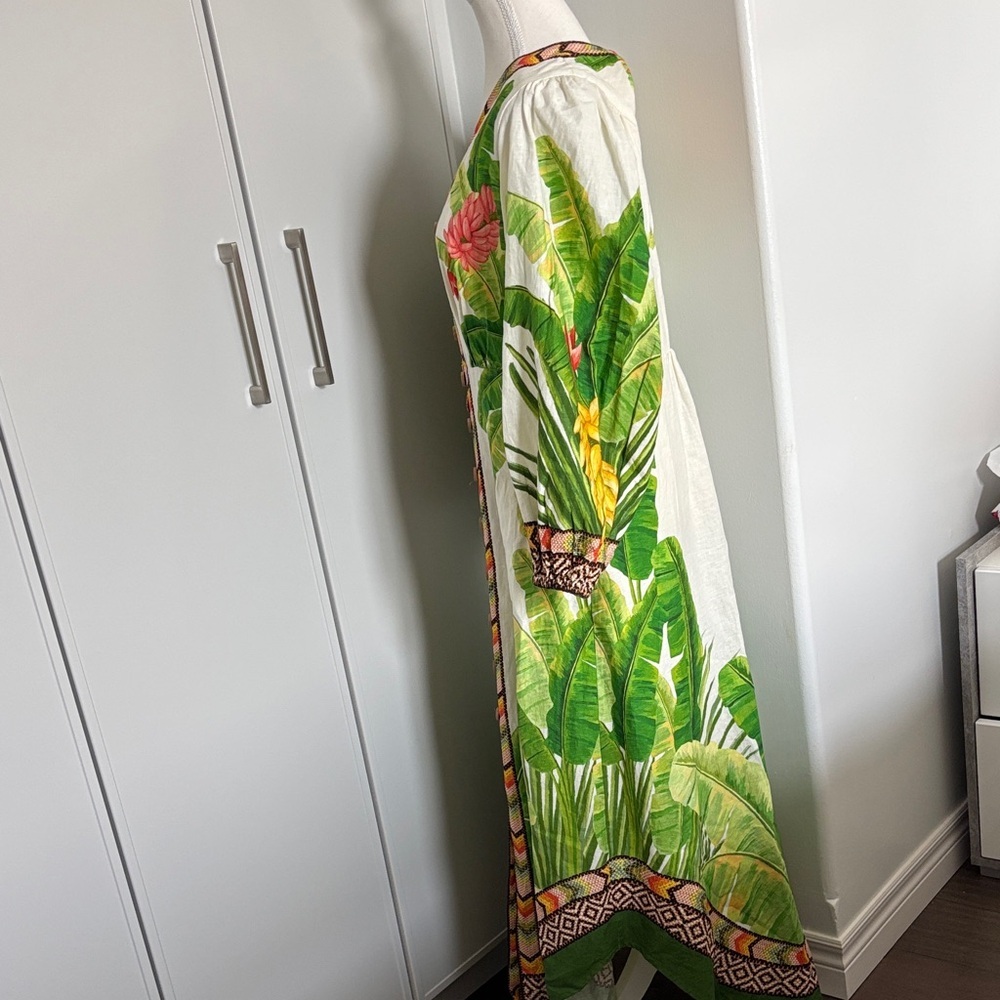 FARM Rio Tropical Leaf and Floral Maxi Dress - Picture 7 of 16
